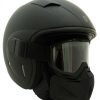 Open-Face * | Deals Scorpion Gangster Matte Helmet X-Small Adult Black