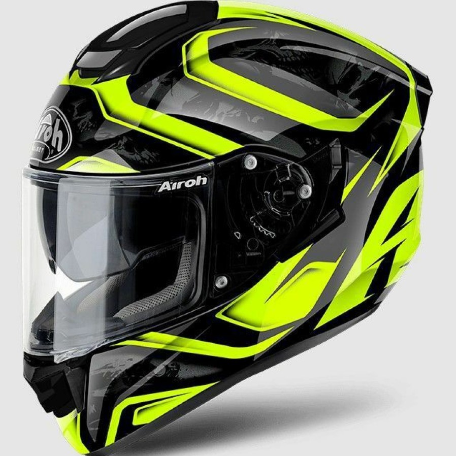 Full-Face * | Best Deal Airoh St 501 Dude Yellow Gloss Helmet