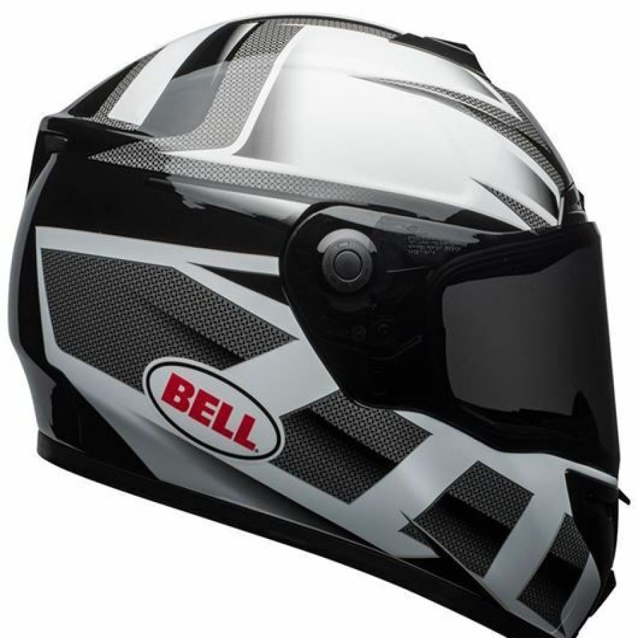 Full-Face * | Promo Bell Srt Predator White Black Helmet