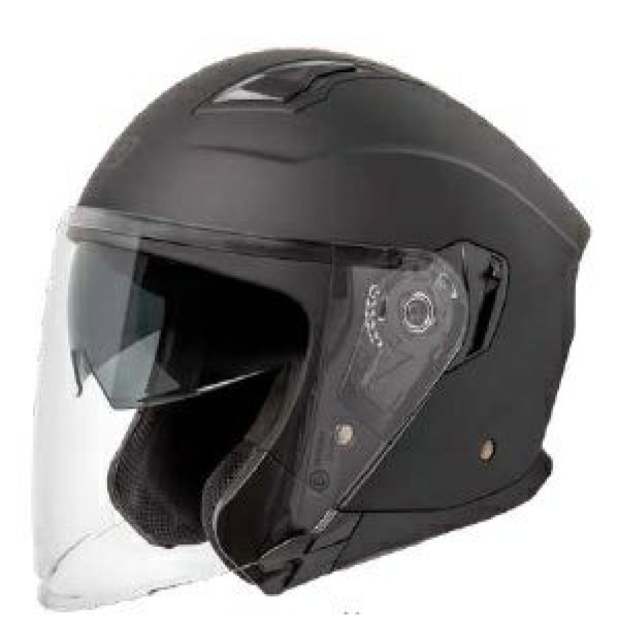 Open-Face * | Outlet Rjays Navona Iii Matte Helmet Unisex X-Small Adult Black