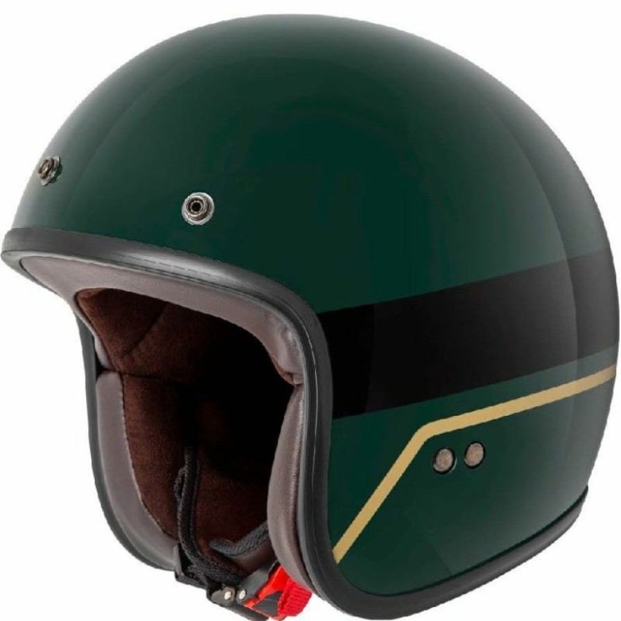 Open-Face * | Deals Rjays Trophy Helmet With Studs British Green