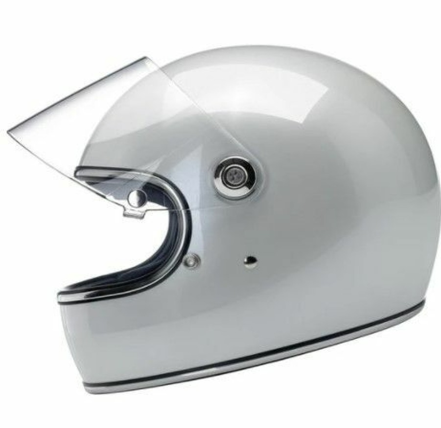 Full-Face * | Outlet Biltwell Gringo S Metallic Pearl White Helmet