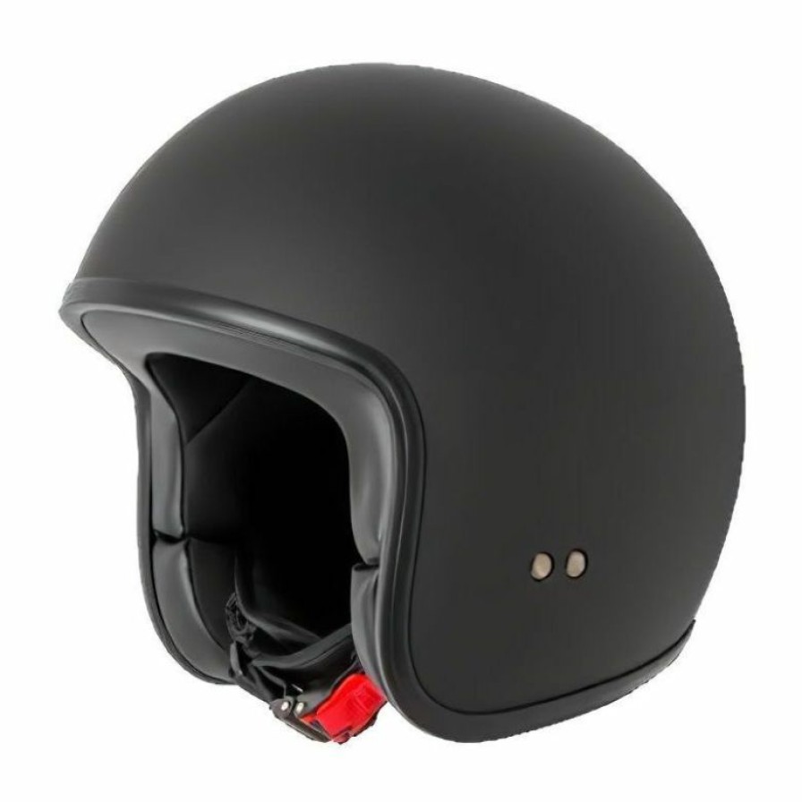 Open-Face * | Best Deal Rjays Trophy Helmet Without Studs Unisex Small Adult Matte Black