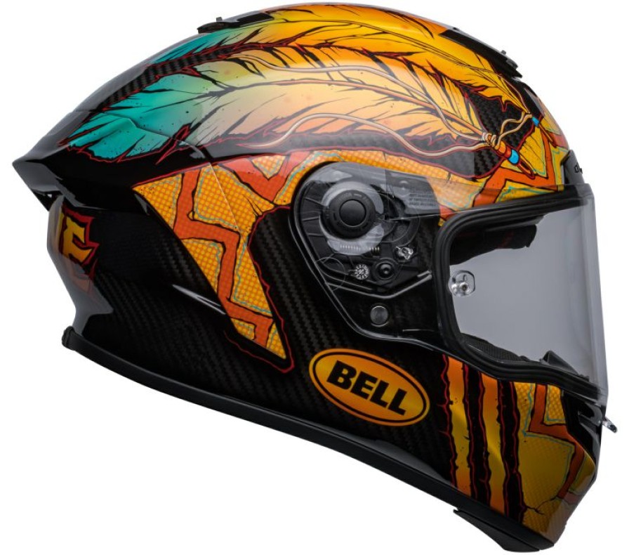 Full-Face * | Wholesale Bell Racestar Dlx Dunne Limited Edition Helmet L Black/Gold/Blue