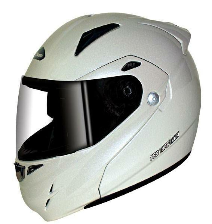 Modular * | New Rjays Tss Tour-Tech Pearl White Helmet