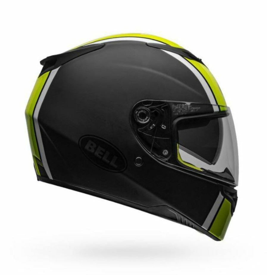 Full-Face * | Best Deal Bell Rs-2 Rally Black White Hi-Viz Helmet