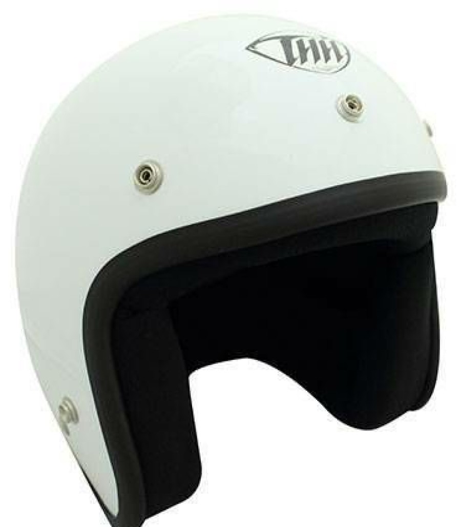 Open-Face * | Coupon Thh T-380 Helmet (With Studs) White