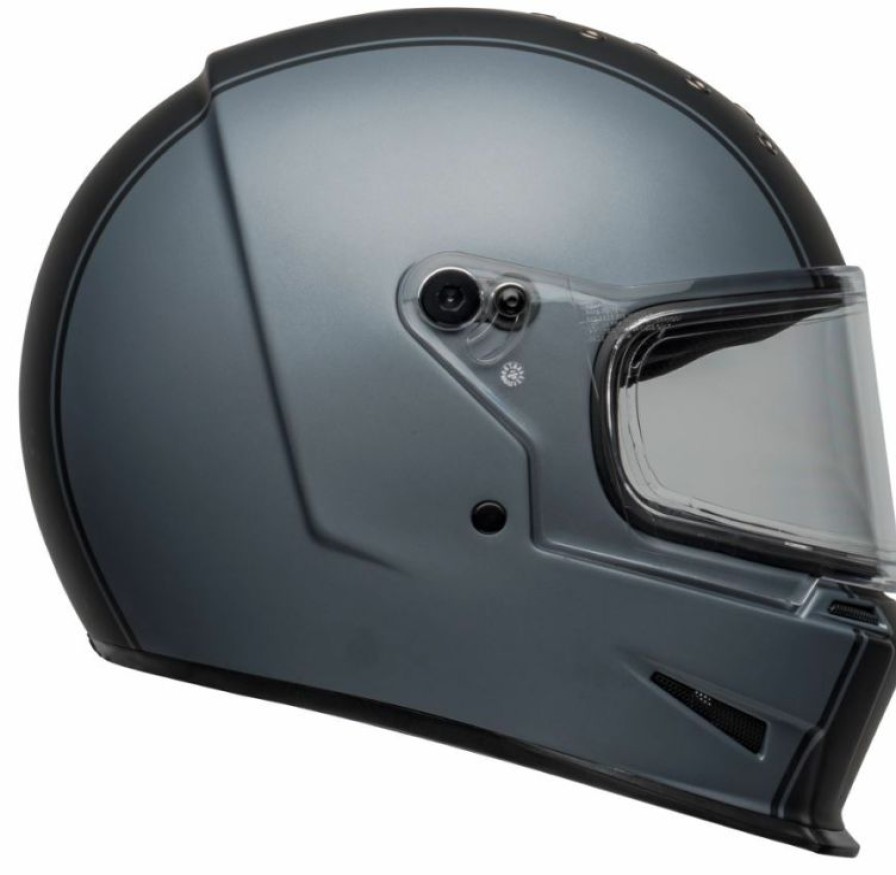 Full-Face * | Outlet Bell Eliminator Rally Grey Black Helmet Black/Grey