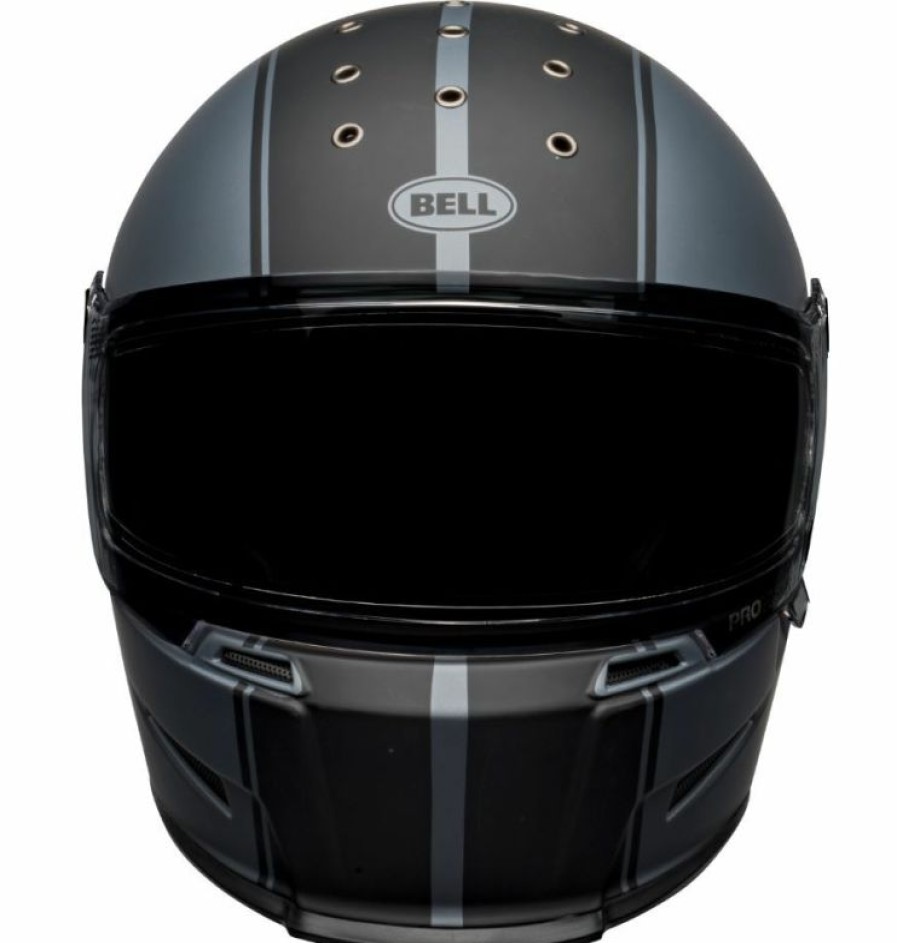 Full-Face * | Outlet Bell Eliminator Rally Grey Black Helmet Black/Grey