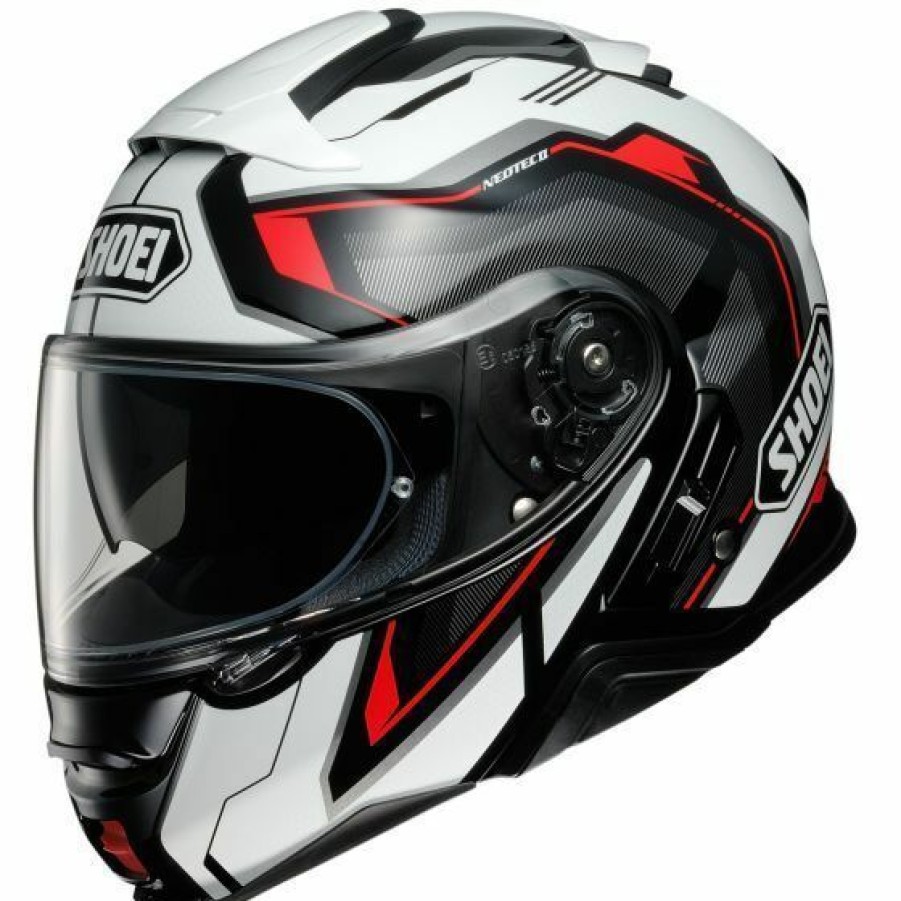 Modular * | Best Deal Shoei Neotec Ii Respect Tc-1 Helmet 2Xl Red/White/Black