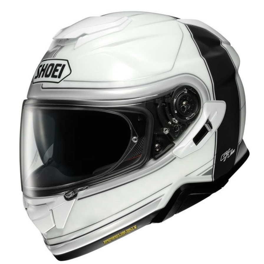 Full-Face * | Best Deal Shoei Gt-Air Ii Crossbar White Helmet White Small Adult