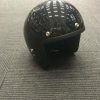 Open-Face * | Top 10 Scorpion Custom Baron Helmet With Studs Unisex Small Adult Gloss Black