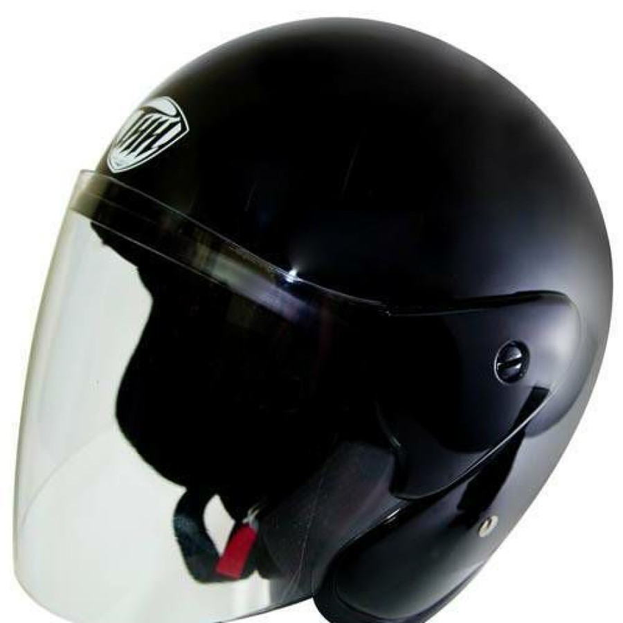 Open-Face * | Best Pirce Thh T-373 Matte Helmet Unisex X-Large Adult Black