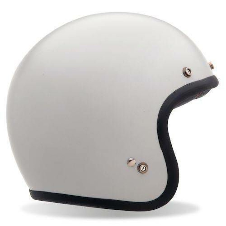 Open-Face * | Best Reviews Of Bell Custom 500 Plain Helmet Unisex Small Adult White