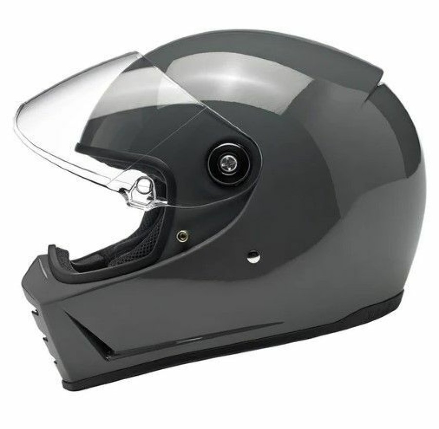 Full-Face * | Top 10 Biltwell Lane Splitter Storm Grey Helmet Grey Medium Adult