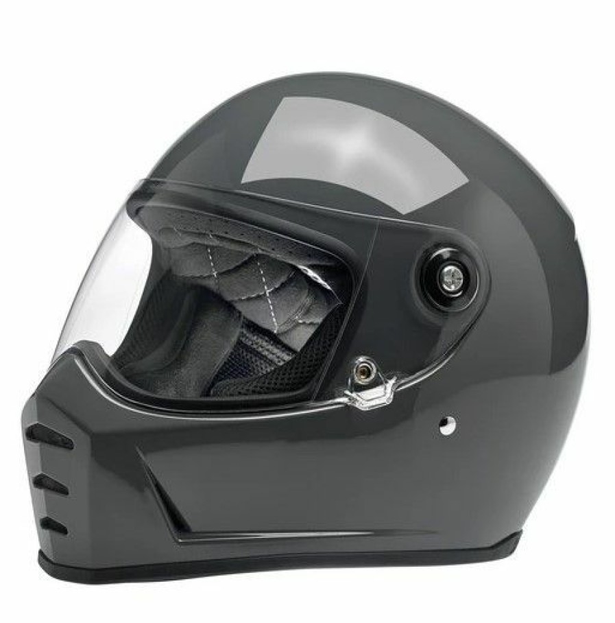 Full-Face * | Top 10 Biltwell Lane Splitter Storm Grey Helmet Grey Medium Adult