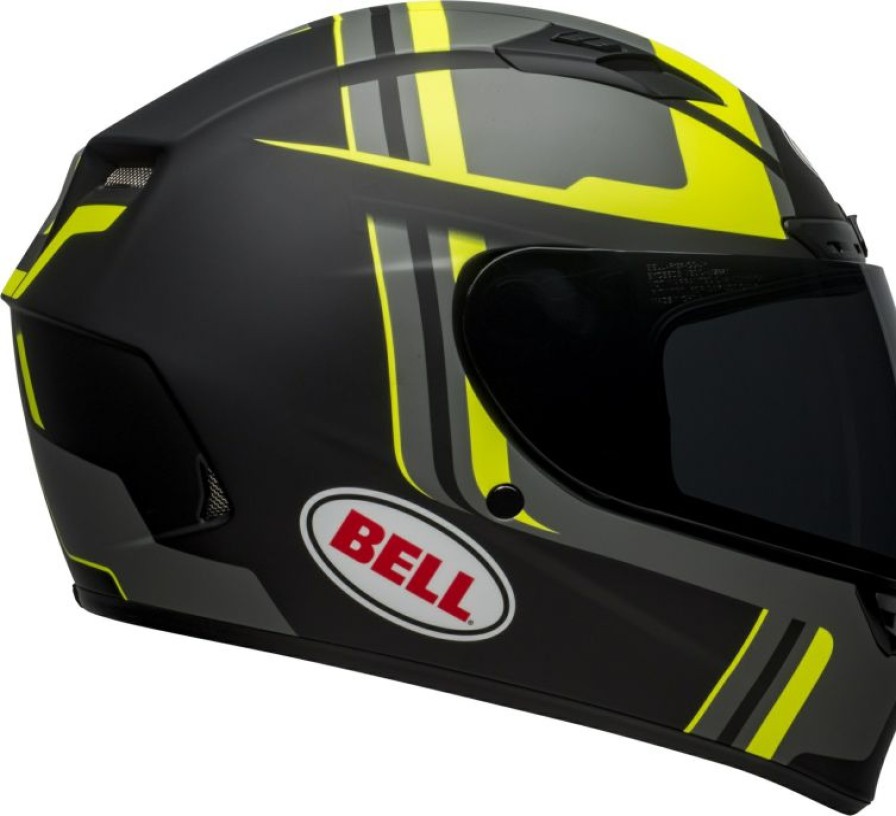 Full-Face * | Wholesale Bell Qualifier Dlx Mips Torque Matte Black And Yellow Helmet Black Small Adult