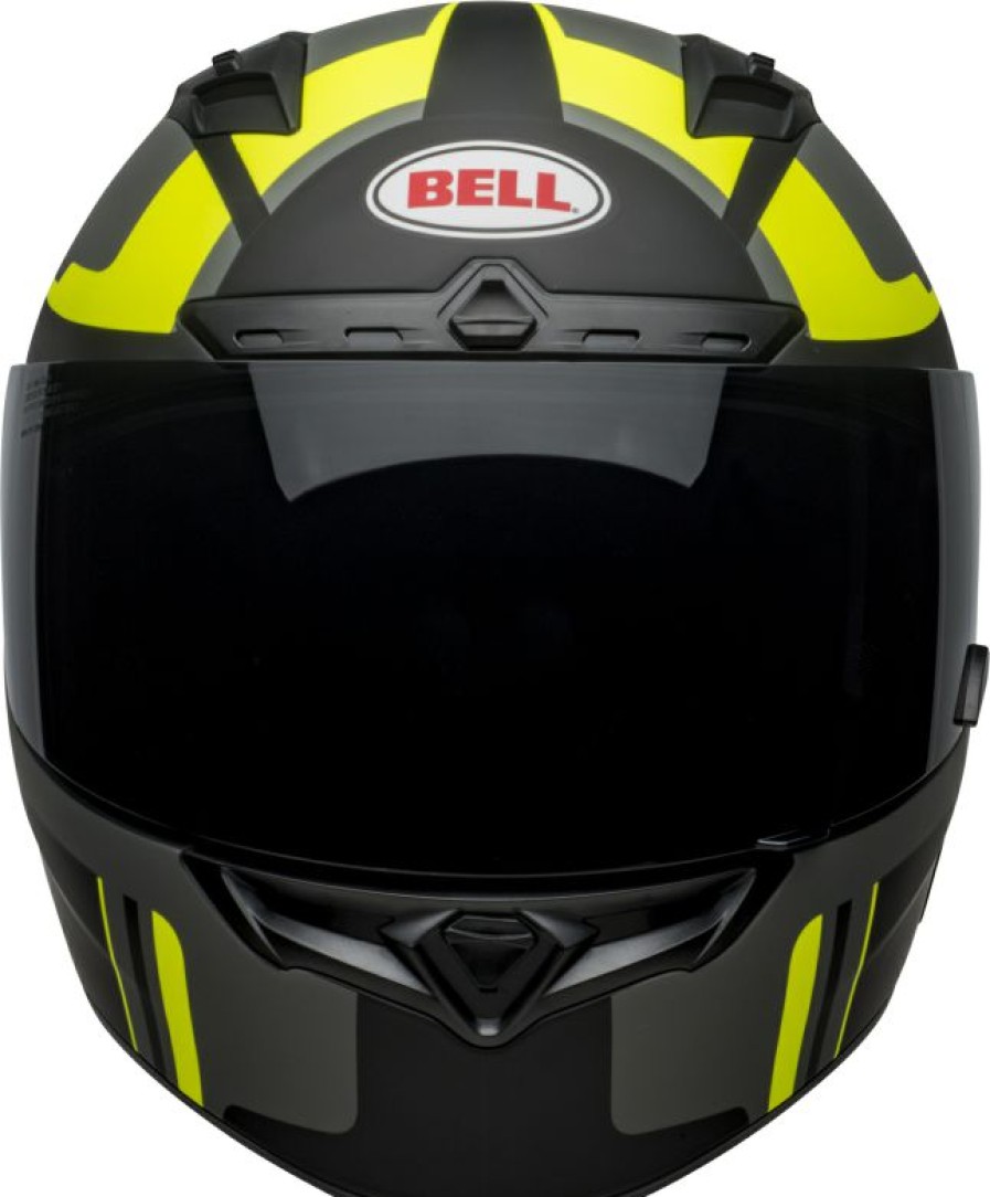 Full-Face * | Wholesale Bell Qualifier Dlx Mips Torque Matte Black And Yellow Helmet Black Small Adult